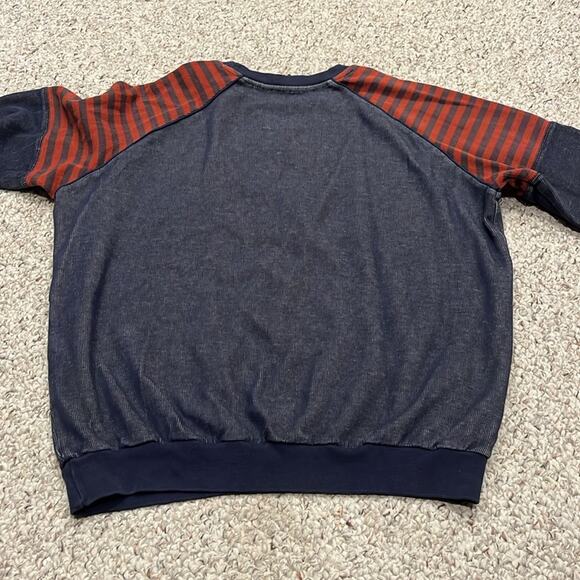 Marc by Marc Jacobs Men's Casual Sweater Sz S Blue Red Stripe Heathered - Picture 7 of 7